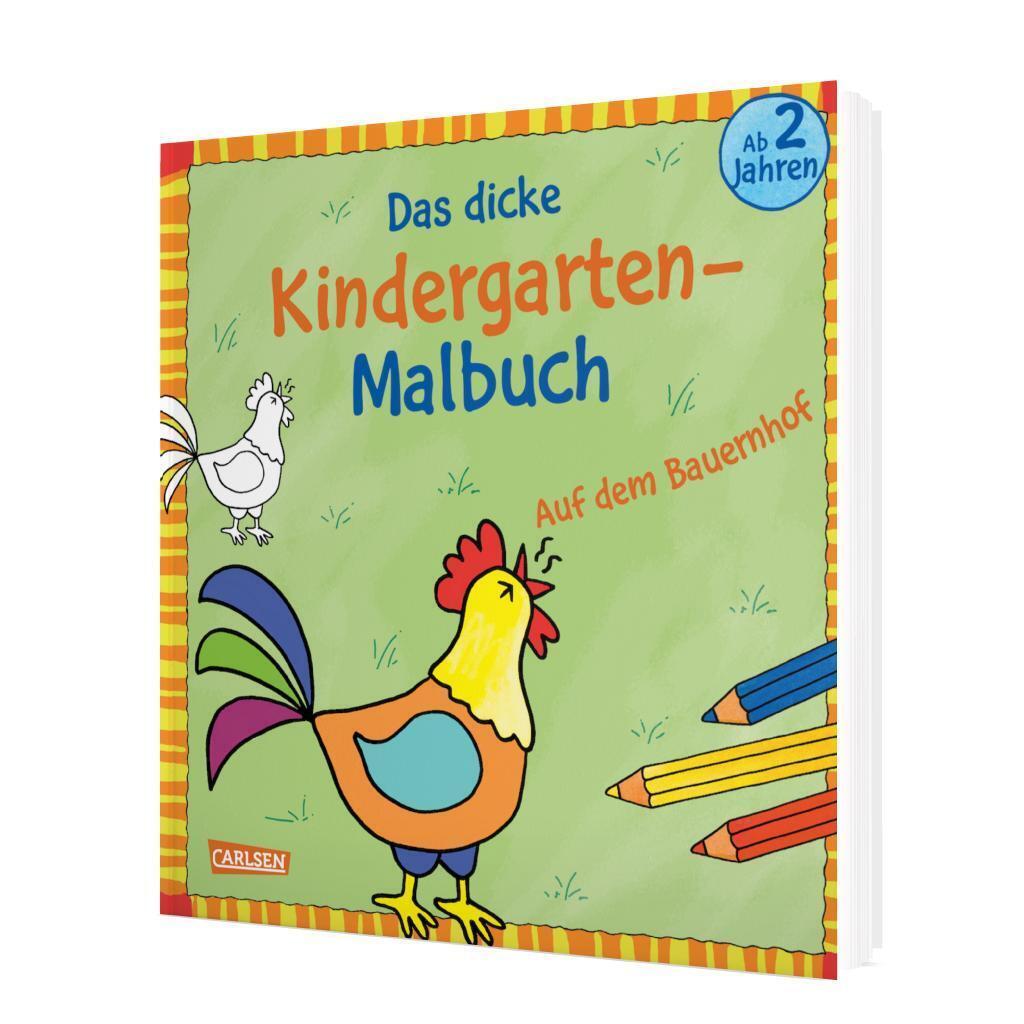 Thumbnail - Ausmalbilder Für Kita-kinder: Das Dicke Kindergarten-malbuch: Auf Dem