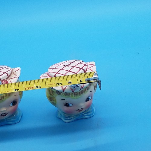 Vintage Salt & Pepper Shakers Set Miss Dainty Vintage Lefton 439 Hand Painted - Picture 7 of 7