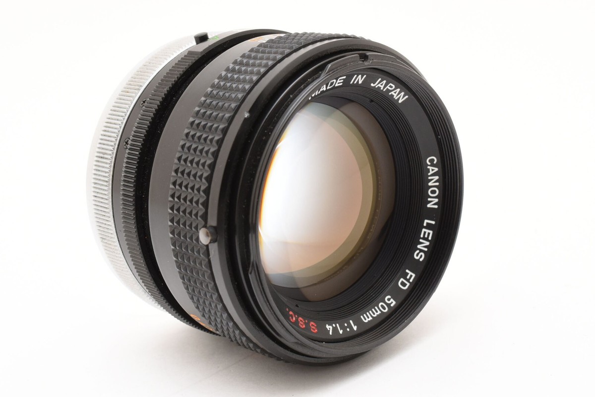 【極美品・整備済み品】Canon FD 50mm f1.4 S.S.C SSC Near MINT] Canon FD 50mm f1.4 s.s.c. ssc MF Standard Lens