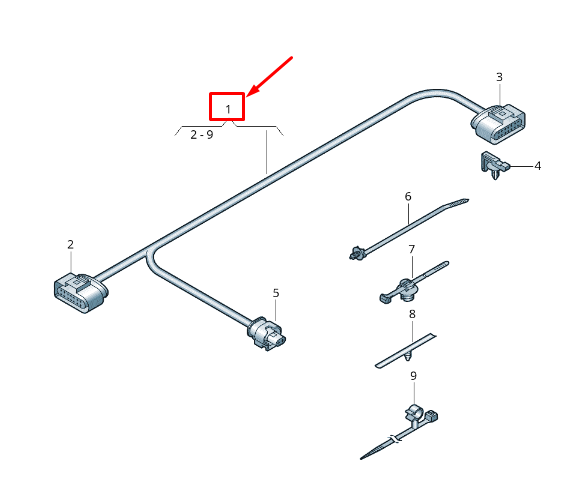 Câble adaptateur de batterie haute tension pour Audi E-TRON GEN 4KE971757B