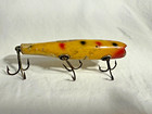 New ListingVintage Creek Chub Darter Yellow Spotted 3.75" Wood Fishing Lure