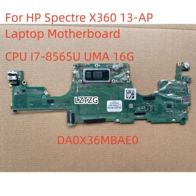 DA0X36MBAE0 For HP Spectre X360 13-AP Motherboard I7-8565U 16G L37638-601