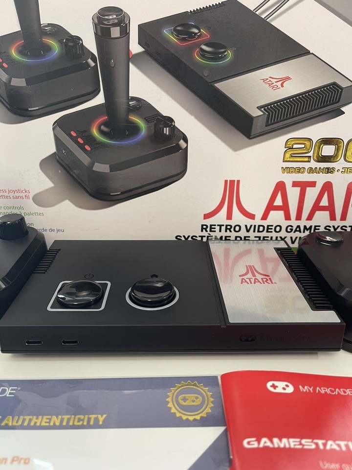 My Arcade Atari Game Station Pro Video Game Console 200 Games Wireless ...