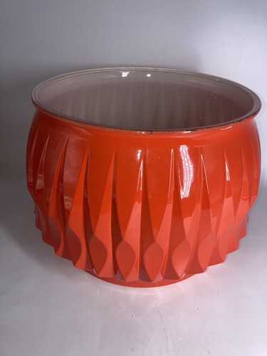 Vintage Slick And Sassy Jeanette Glass Punch Bowl Set Colorful 10 Qt Bowl 12 Cup - Picture 6 of 19