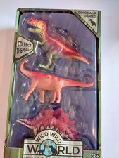 Dinosaurs - gift set of 3 T-Rex, Apatosaurus, Stegosaurus 