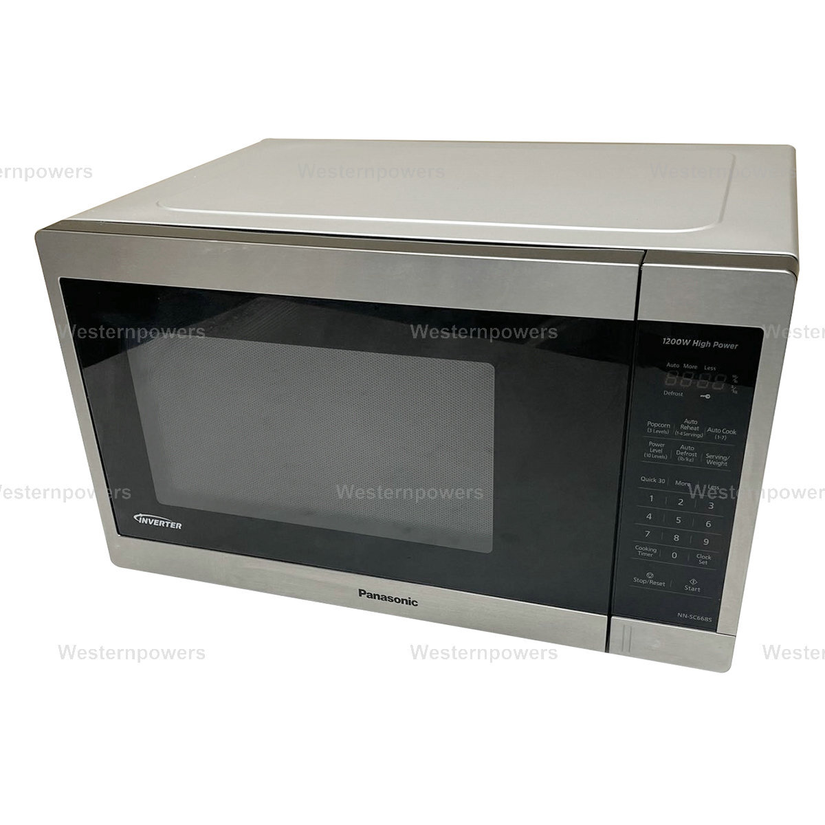 Panasonic 1.3CuFt Stainless Steel Countertop Microwave Oven NNSC668S