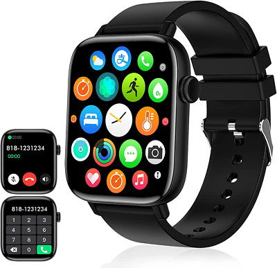 1.90'' with Smart Watch Answer/Make Calls Smart Fitness Tracker Watches 