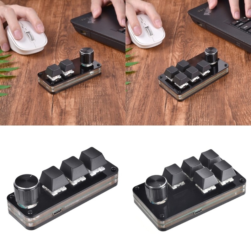 Mechanical Keyboard Computer 2/3/4/5 Key Programmable Key Gaming