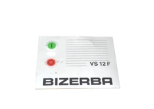 NEW BIZERBA 60800113601 VS 12 F DECAL FOIL, VS12F *READ DESC*