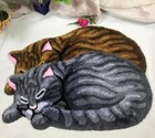 Cute Tabby Cat Pet Soft Floor Rug Nonslip Door Mat Room Decor Small Carpet Gift