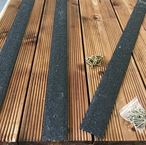 Anti Slip GRP Strips for slippery decking and ramps. Free Drilling & Screws. - Picture 10 of 15