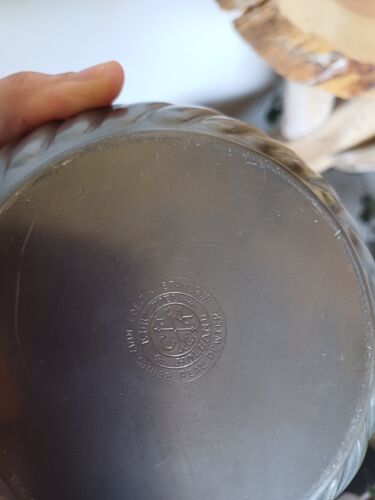 Antique Eagle Carafe Queens Zinn Edeltin Pure Tin Real Pewter Holland - Picture 12 of 12