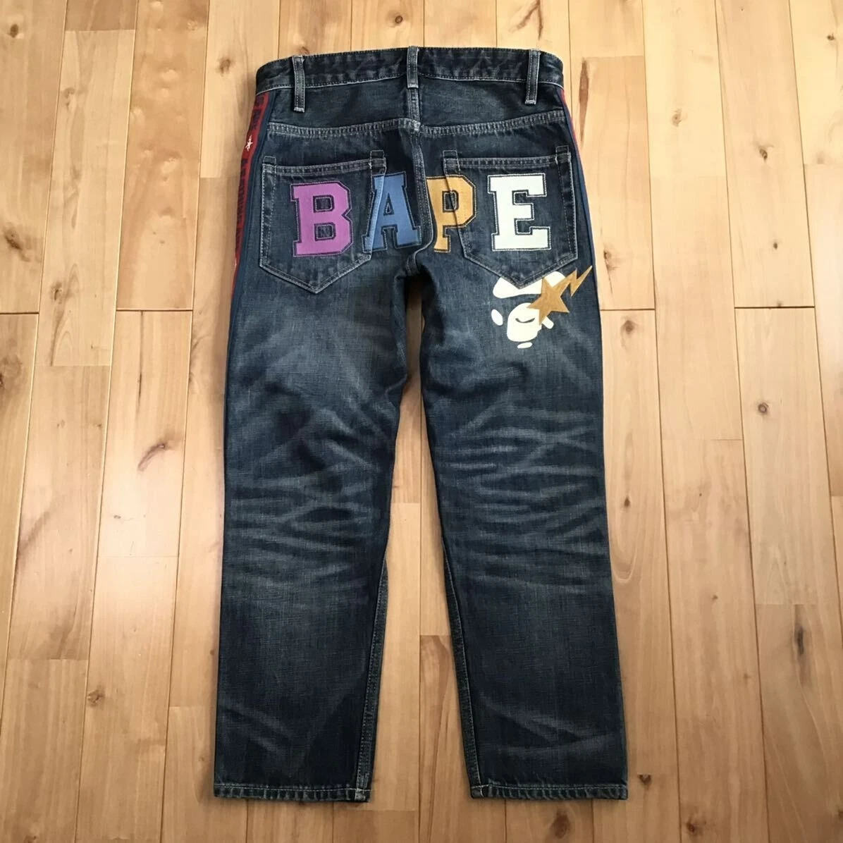 A Bathing Ape Denim Pants for Men for sale | eBay
