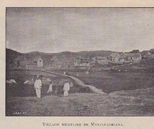1897 -- MADAGASCAR MILITARY VILLAGE OF MANJAKADRIANA 3A326