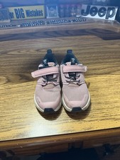 On Cloud Play Shoes Girls Size 11 Kids Zephyr Pink White Sneakers