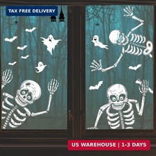 140PCS Halloween Window Clings Decor for Halloween Decorations