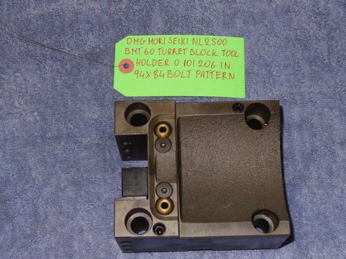 DMG MORI SEIKI NL 2500 BMT60 BLOCK WERKZEUGHALTER # 0 101206 ZOLL - Bild 1 von 5