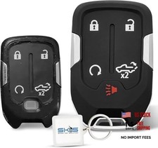Key Fob Shell, Replacement Smart Remote Key Case Cover 5 Buttons for 2019-2024