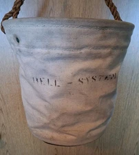 BELL SYSTEM COLLAPSIBLE CANVAS PAIL