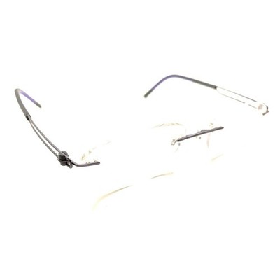 Silhouette 4434 40 6065 5406 Titanium Purple Rimless Eyeglasses Frames 17 140