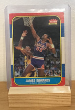 1986 Fleer Premier James Edwards 29/132 Phoenix Suns Center *Damaged