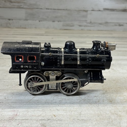 Bing Prewar O Gauge Tin Electric Steam Locomotive Germany Antique Train *Read*