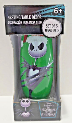 Disney's The Nightmare Before Christmas 5 Piece Nesting Doll Set New in Box