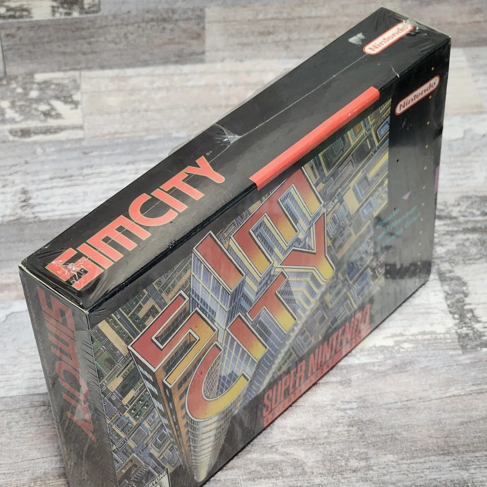 SUPER NINTENDO ENTERTAINMENT SYSTEM - SIM CITY - FACTORY SEALED READ - Image 2 of 4