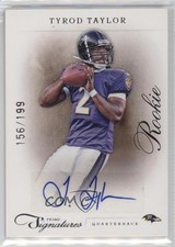 2011 Panini Prime Signatures Rookie Silver 156/199 Tyrod Taylor #214 Auto nd3