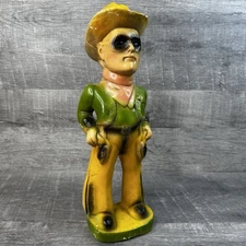 Vintage Chalkware Statue Figurine LONE RANGER Texas Ranger Cowboy Carnival Piece