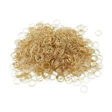 1000 PCS Crystal Chandeliers Connectors Brass Split Rings 0.5" Diameter Chand...