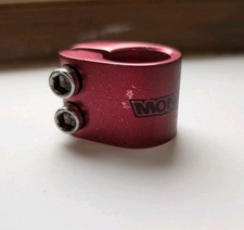 Mongoose Seat Clamp Mid School BMX Anodised Red used