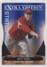 2011 Donruss Elite Extra Edition Prospects Blue Status Die-Cut Jeff Ames #9 sh7
