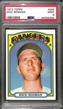 1972 Topps #365 DICK BOSMAN PSA 9 Mint 45599394 