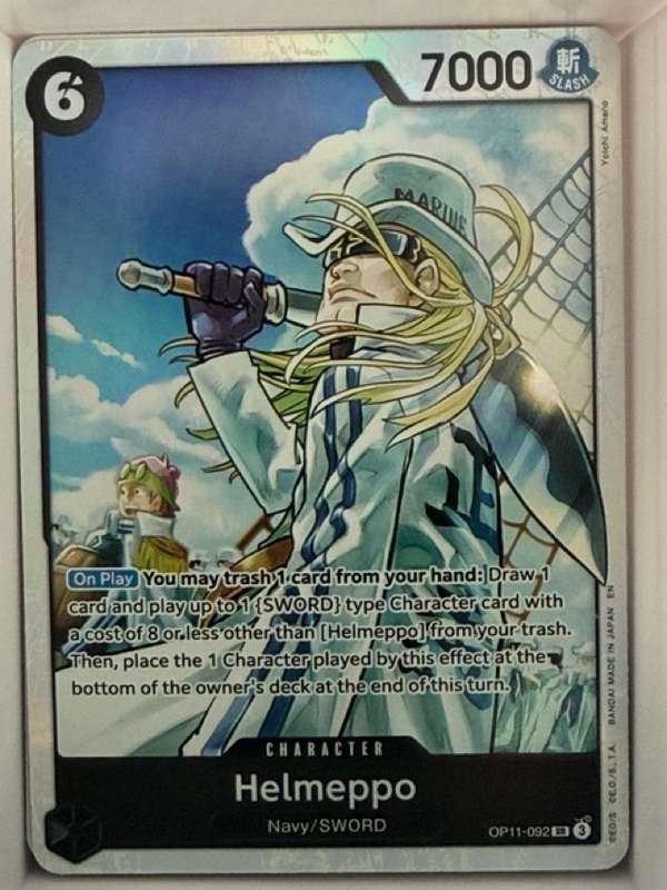 One Piece: A Fist of Divine Speed #OP11-092 Helmeppo Near Mint