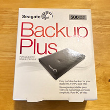 Seagate Backup Plus Portable 500GB USB 3.0 USB-Powered 2.5" Black PC/Mac
