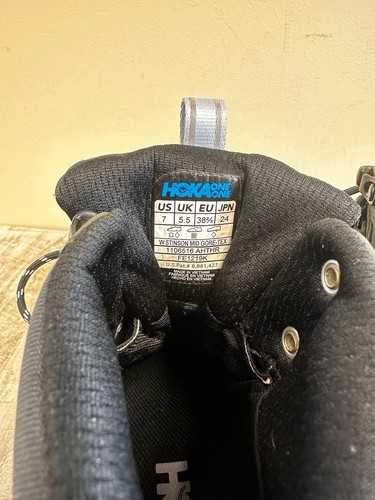 Hoka One One Womens Stinson Mid 1106516 AHTHR Lace Up Goretex Hiking Boots Sz 7 - Picture 8 of 9