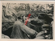 Foto Fallschirmj&auml;ger Sch&uuml;tzengraben Nettuno Italien 26.5.44 WK2 PO