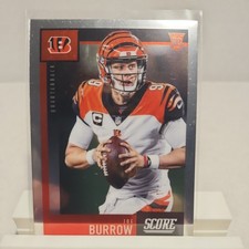 2020 Chronicles Joe Burrow Score Rookie Card RC #441 Bengals. rookie card picture