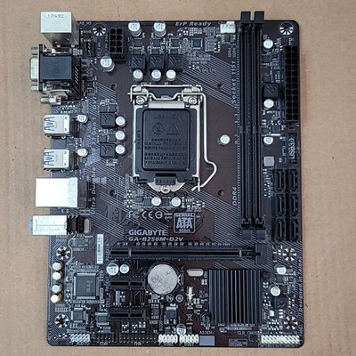 GIGABYTE B250M-D2V LGA1151 mATX - 6/7th Gen, DDR4 Motherboard