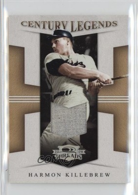 2008 Donruss Threads Century Legends Materials /100 Harmon Killebrew HOF 0x3c