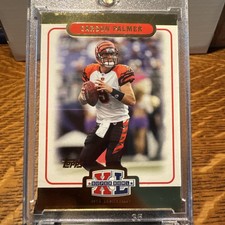 2006 Topps Carson Palmer Super Bowl Card Show Gold 242/1000