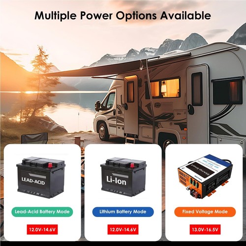 WAVLINK 55 Amp RV Power Converter 120V AC to 12V DC Battery Charger GS800C-RV-55 - Picture 2 of 7