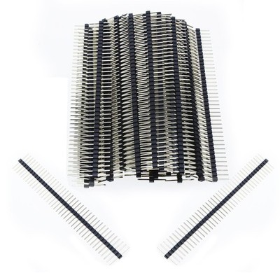 40 Pin Breakaway Long Male Header 20 PCS 2.54mm Pitch Length 15mm