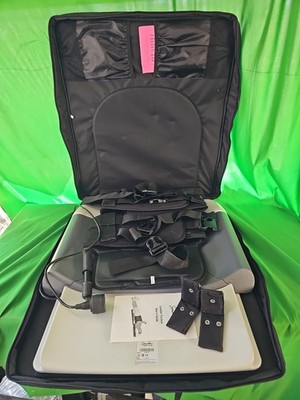 Saunder Lumbar Traction Device w/ Hand Pump & Travel Case on Wheels