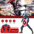 Marvel Avengers Captain America RC Helicopter with LED Lights and Gyro Stabilize — photo 3