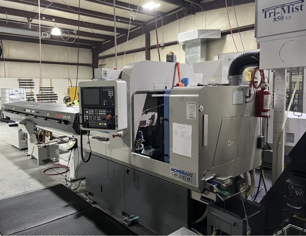2019 Nomura NN32YB3 XB Swiss CNC Automatic Lathe W/Edge-FMB Turbo