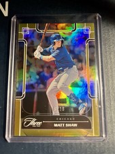 🔥2024 Matt Shaw-MLB Panini Three and Two- Gold sp 6/10-Cubs-Invest!🔥