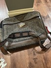 Vtg Samsonite Profile Travel Tread Carry Bag Laptop Briefcase Light Gray /black — photo 1