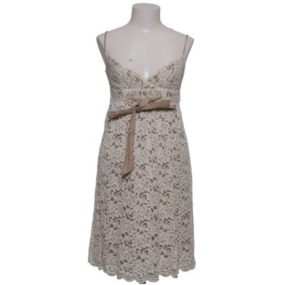 Diane von Furstenberg, Kleid, Größe: 34, Weiß/Beige, Blumen, Spitze, Damen #Aud
